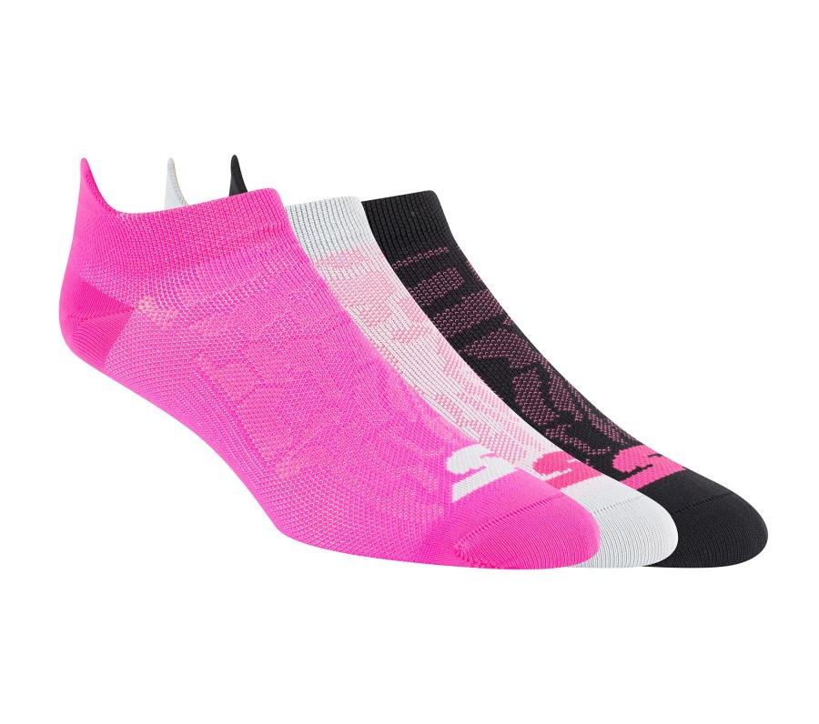 Vetements Et Accessoires SKECHERS Accessoires | 3 Pack Mesh Top Low Cut Socks