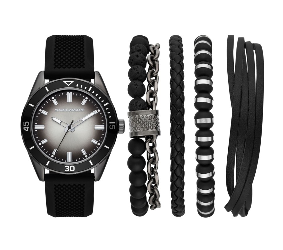 Femme SKECHERS Montres | Sport Bexel Black Watch