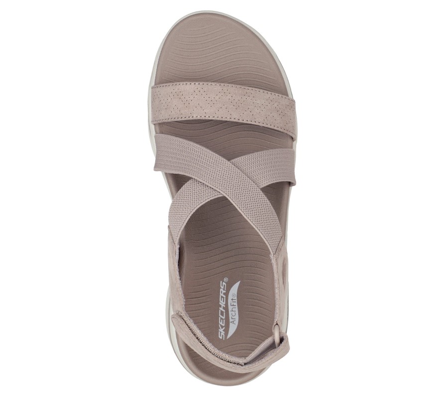 Femme SKECHERS Sandales | Skechers Go Walk Arch Fit - Treasured