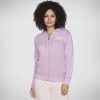 Femme SKECHERS Hauts | Skech-Sweats Coastal Outline Fz Hoodie