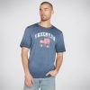 Homme SKECHERS Hauts | Skechers Skech-Dye Americana 92 Tee Shirt