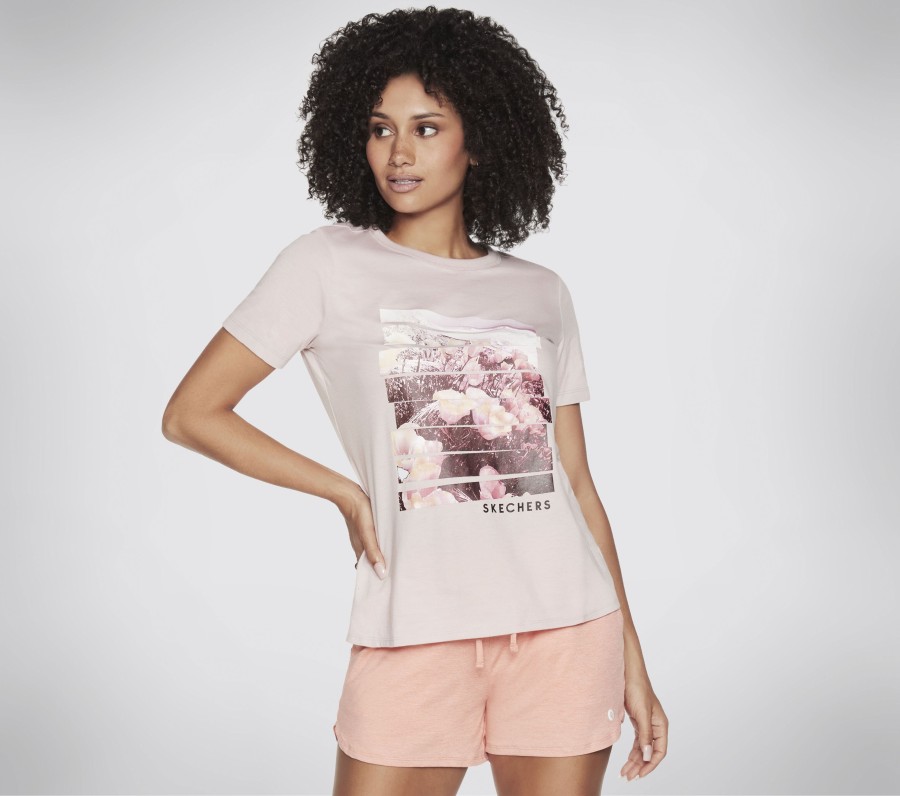 Femme SKECHERS Hauts | Skechers Dreamy Escape Tee