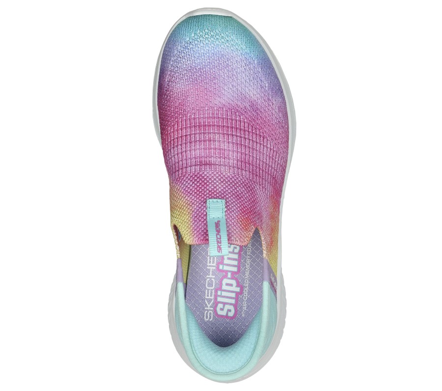 Enfant SKECHERS Chaussures A Enfiler | Skechers Slip-Ins: Ultra Flex 3.0 - Pastel Clouds