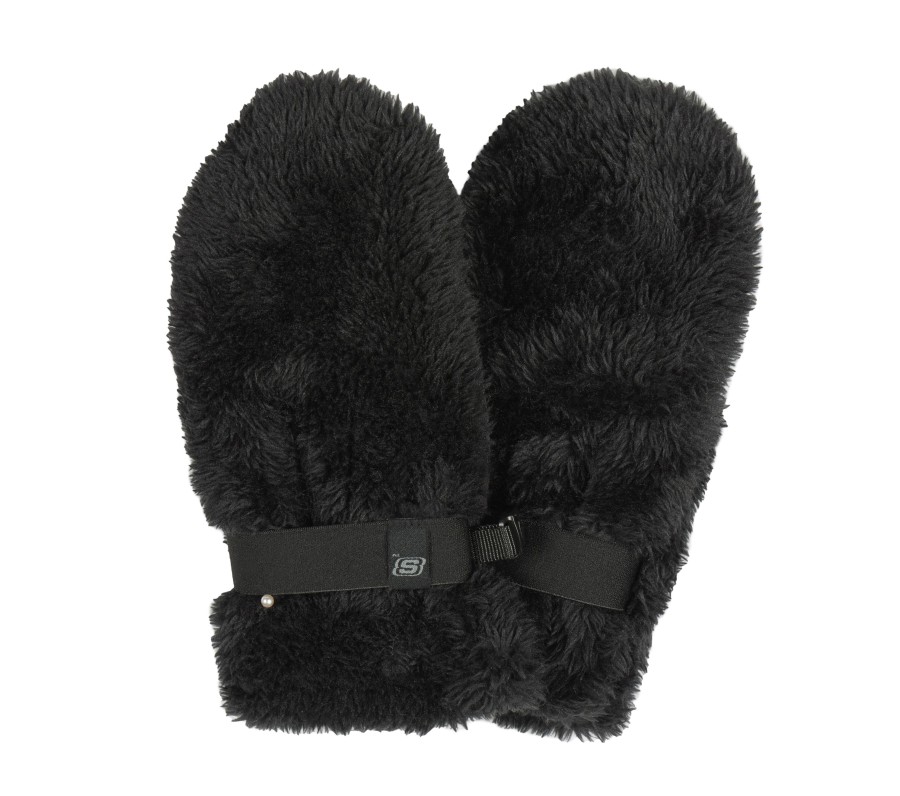 Vetements Et Accessoires SKECHERS Equipement Pour Temps Froid | Faux Fur Mittens - 1 Pack