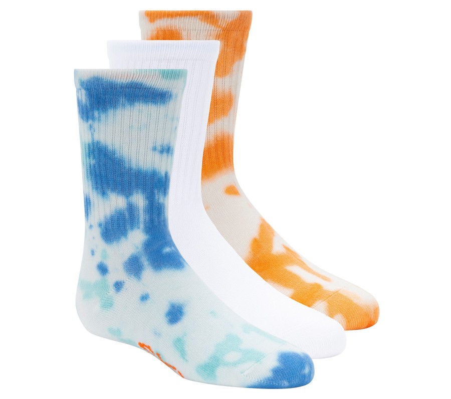 Enfant SKECHERS Chapeaux | Tie-Dye Crew Socks - 3 Pack