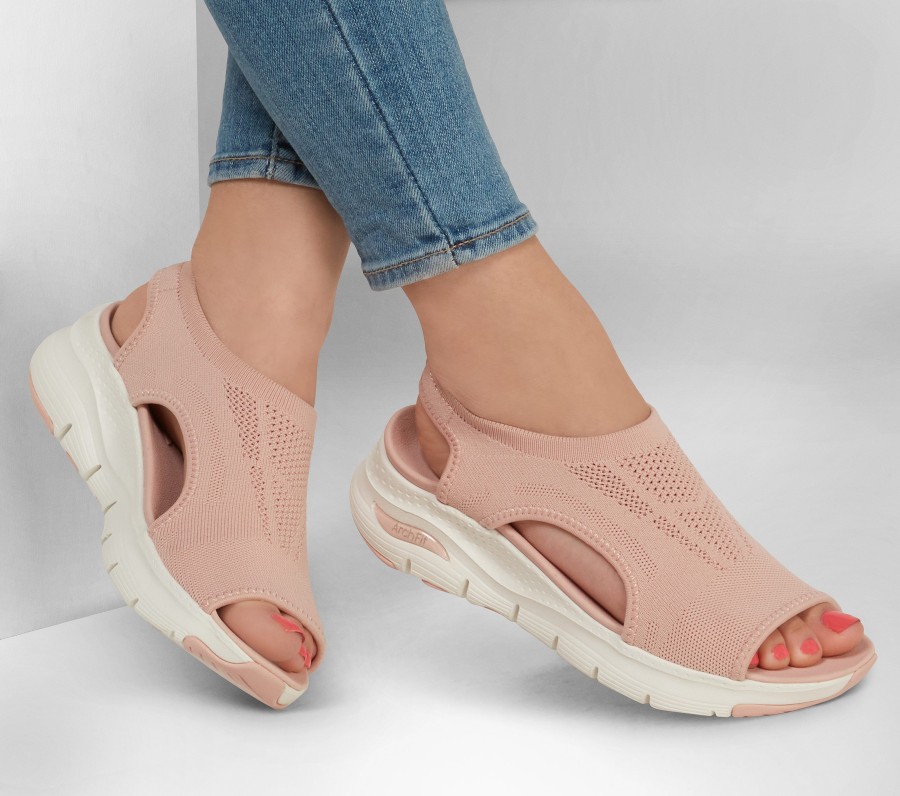 Femme SKECHERS Sandales | Skechers Arch Fit - City Catch