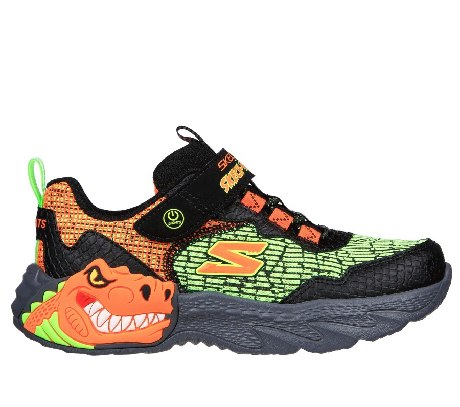 Enfant SKECHERS Chaussures Decontractees | Skech-O-Saurus - Dino-Lights