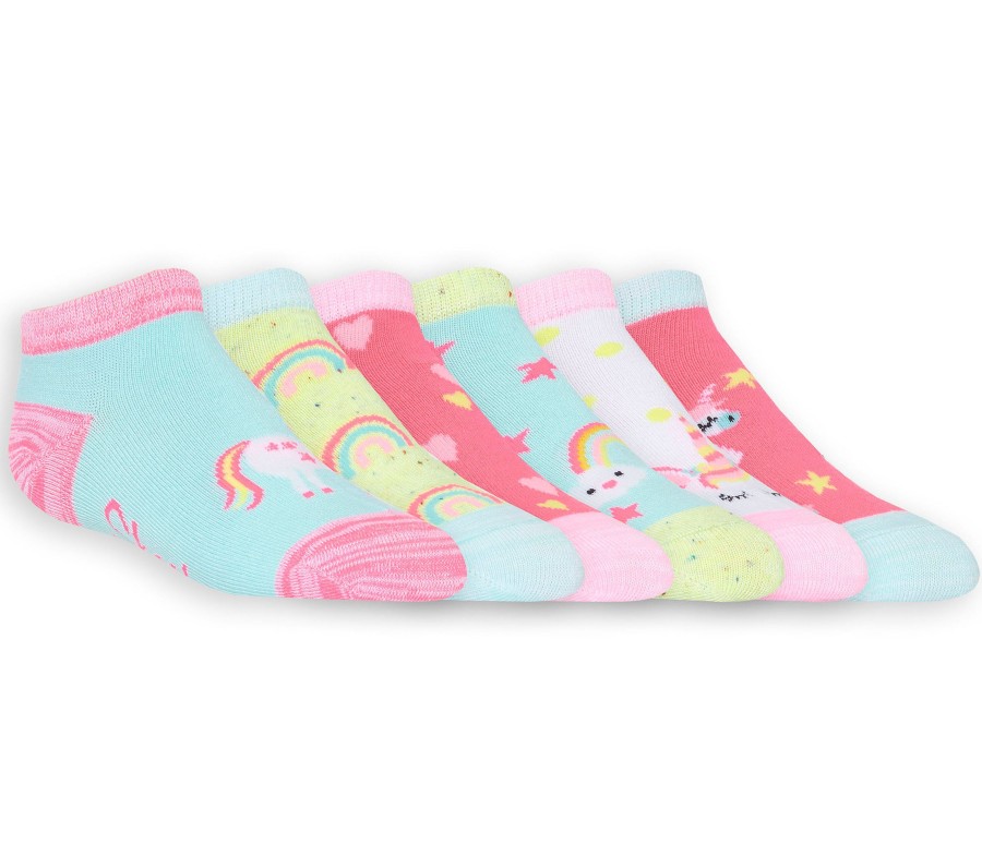 Femme SKECHERS Chaussettes | 6 Pack Low Cut Magical Socks