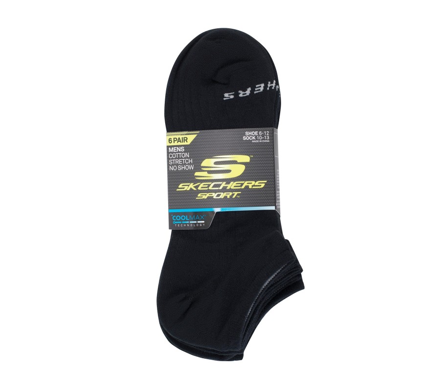 Femme SKECHERS Chaussettes | 6 Pack No Show Coolmax Socks