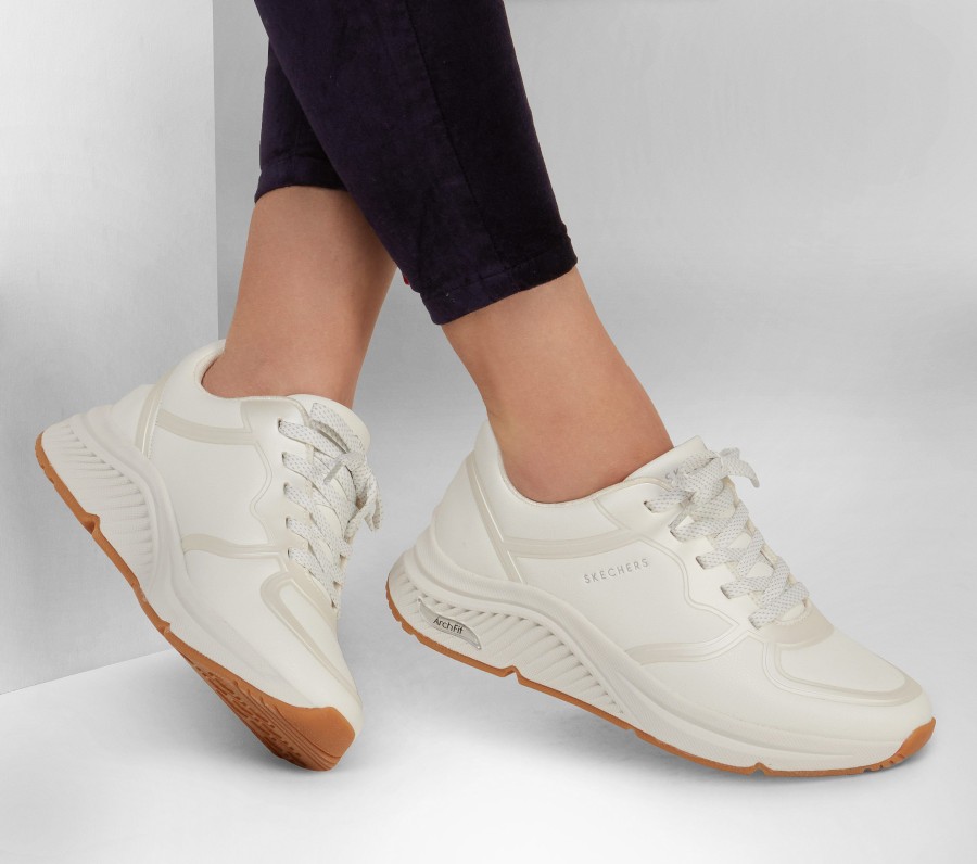 Femme SKECHERS Chaussures A Lacets | Skechers Arch Fit S-Miles - Mile Makers