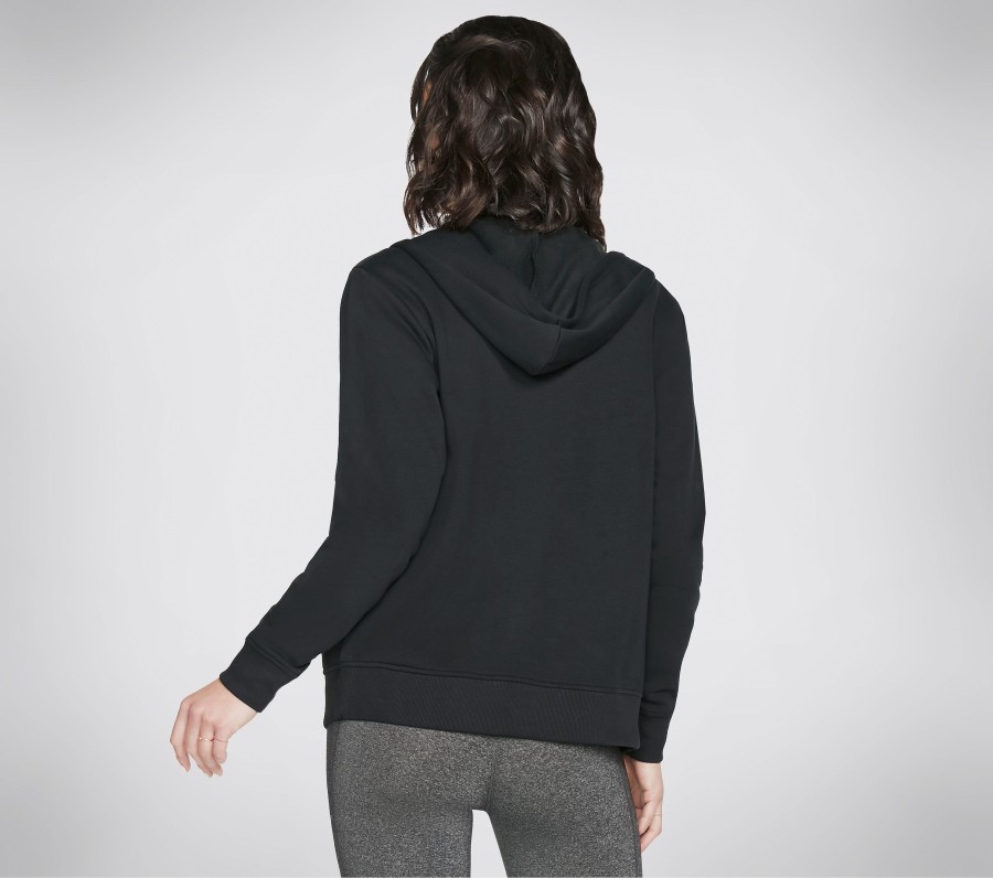 Femme SKECHERS Hauts | Diamond Front-Zip Hoodie