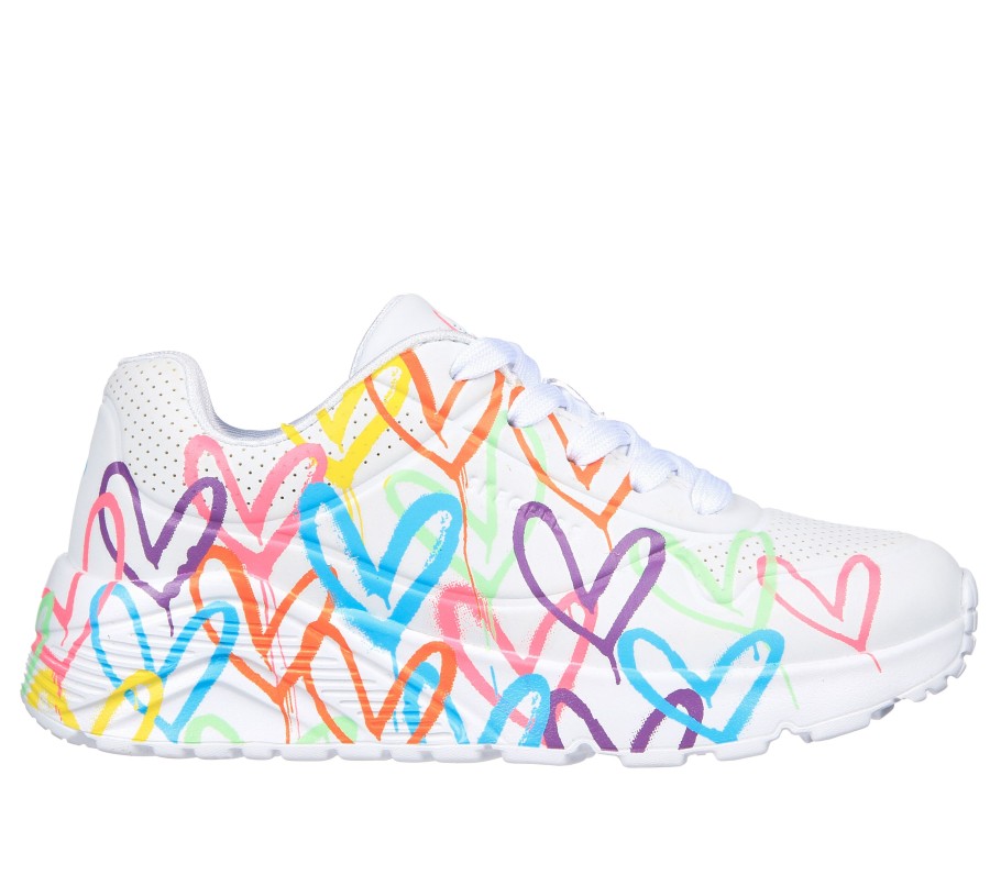 Enfant SKECHERS Chaussures Decontractees | Skechers X Jgoldcrown: Uno Lite - Spread The Love