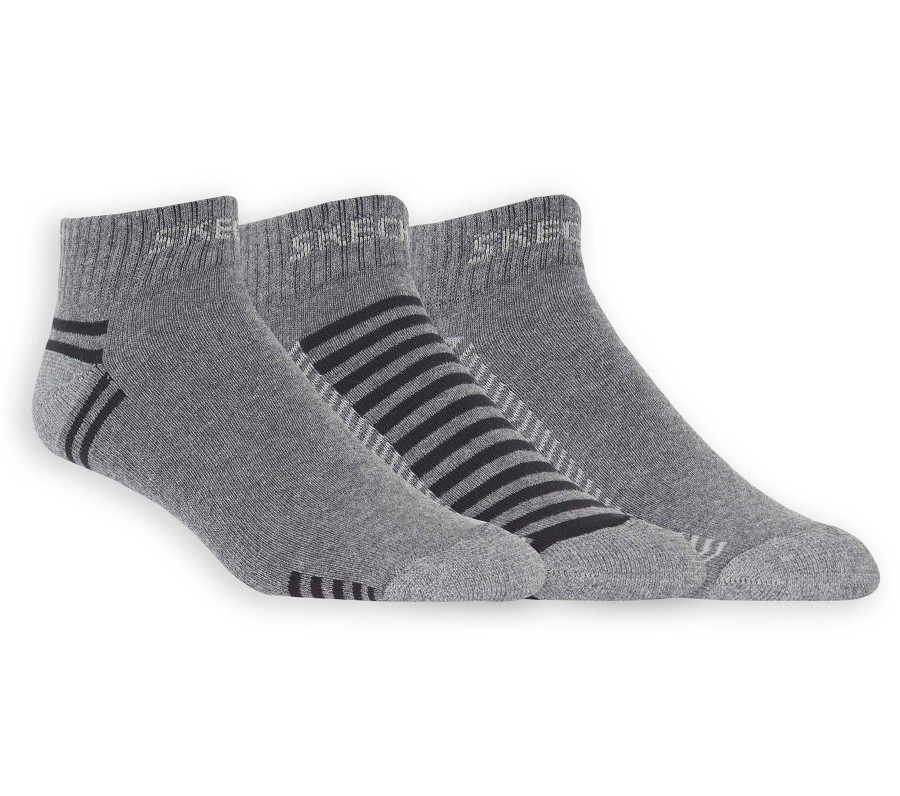 Vetements Et Accessoires SKECHERS Accessoires | 3 Pack Low Cut Terry Trainer Work Socks