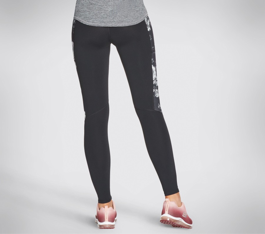 Femme SKECHERS Bas | Skechers Apparel Noir Eden Hw Legging