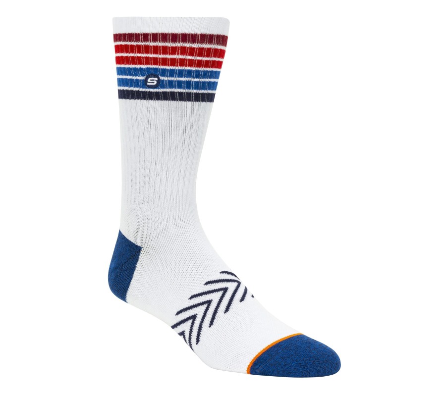 Vetements Et Accessoires SKECHERS Accessoires | 1 Pack Americana Stripe Crew Socks