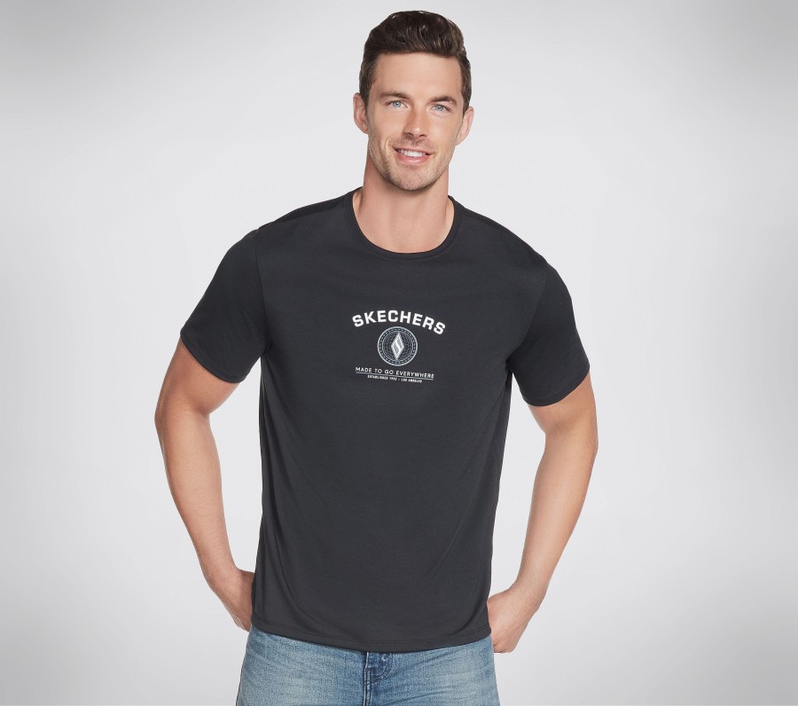 Homme SKECHERS Hauts | Skechers Apparel Made To Go Everywhere Tee Shirt