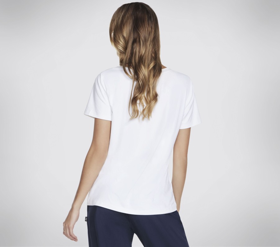 Femme SKECHERS Hauts | Go Dri Serene V-Neck Tee