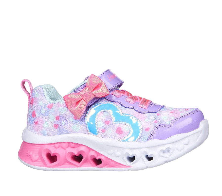 Enfant SKECHERS Chaussures A Enfiler | Flutter Heart Lights - Kind Spirit