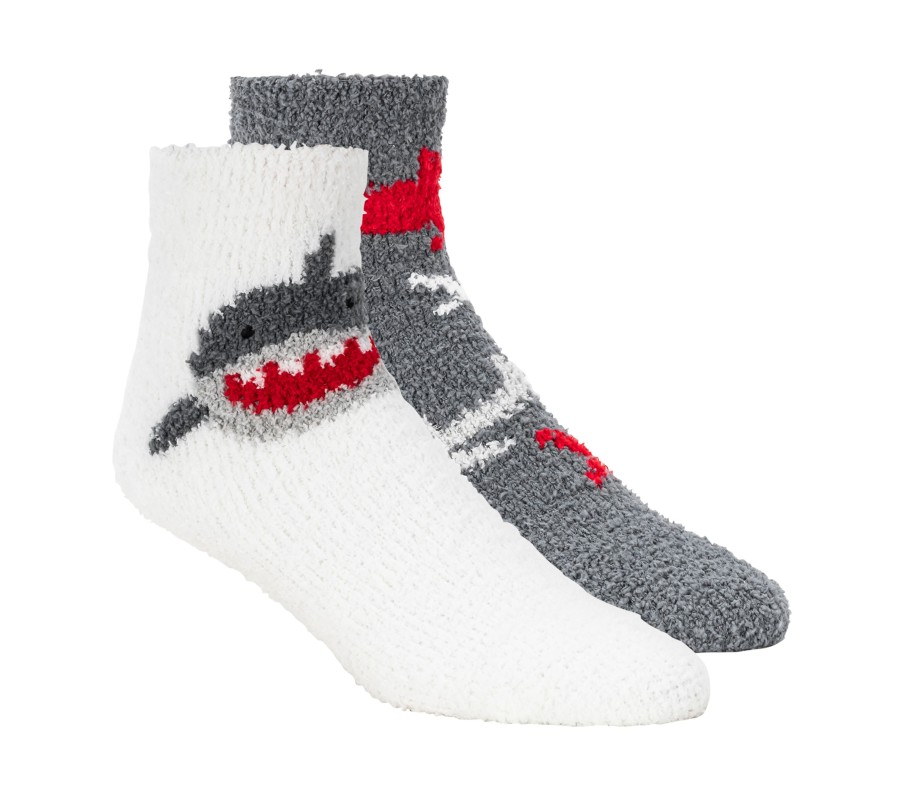 Femme SKECHERS Chaussettes | Shark Cozy Crew Socks - 2 Pack