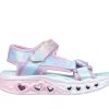 Enfant SKECHERS Lumineuses | Flutter Hearts Sandal