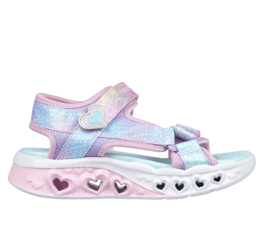 Enfant SKECHERS Lumineuses | Flutter Hearts Sandal