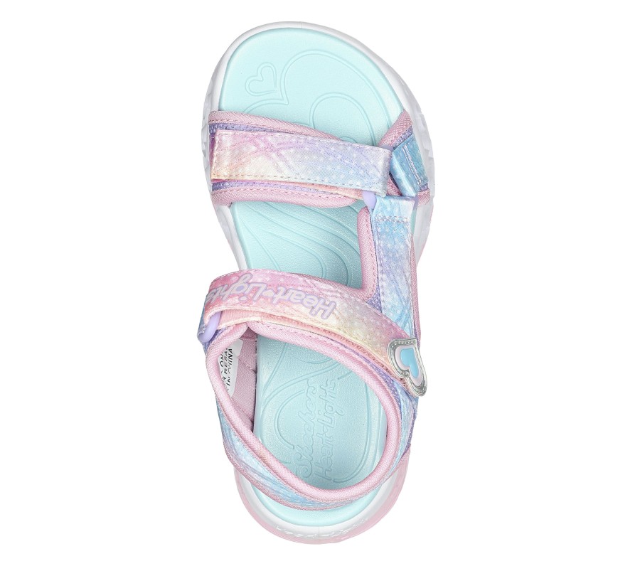 Enfant SKECHERS Lumineuses | Flutter Hearts Sandal