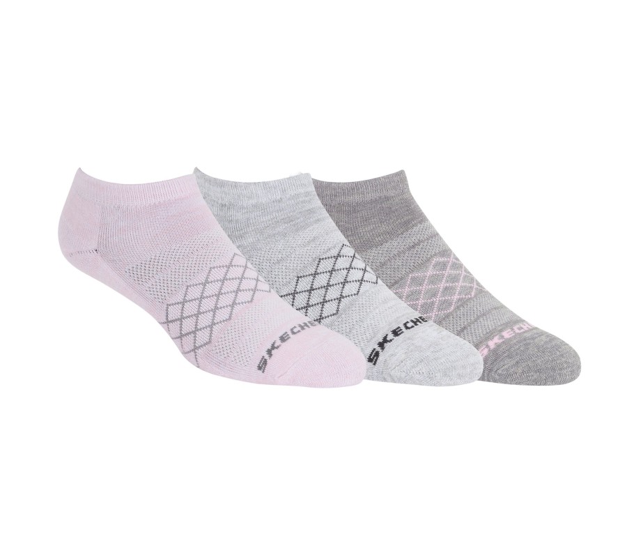 Vetements Et Accessoires SKECHERS Accessoires | 3 Pack Low Cut Heel Tab Socks