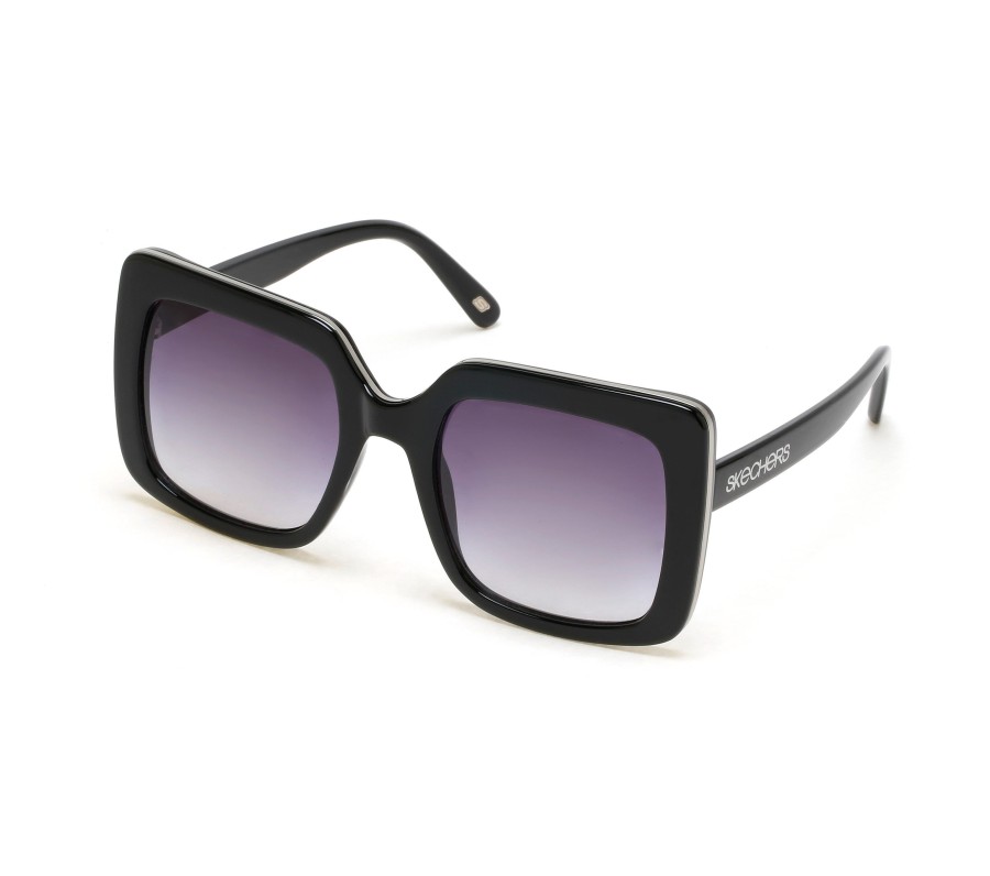 Vetements Et Accessoires SKECHERS Lunettes De Soleil | Oversized Square Metal Trim Sunglasses