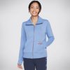 Femme SKECHERS Hauts | Skechers Hoodless Skechcloud Jacket