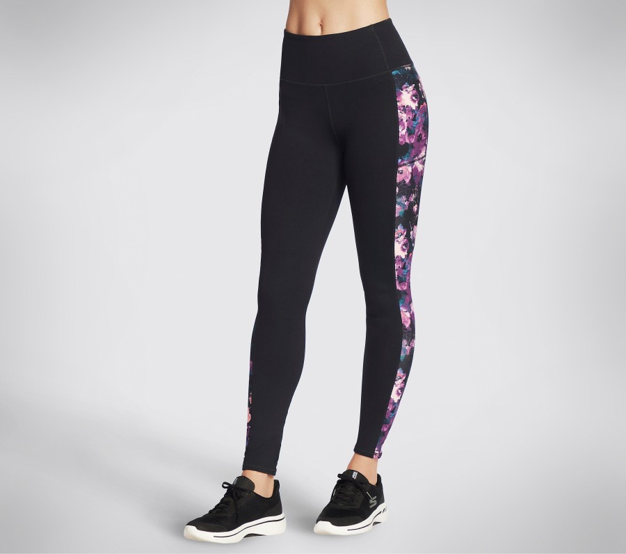 Femme SKECHERS Bas | The Gowalk Linear Floral Fl Hw Legging