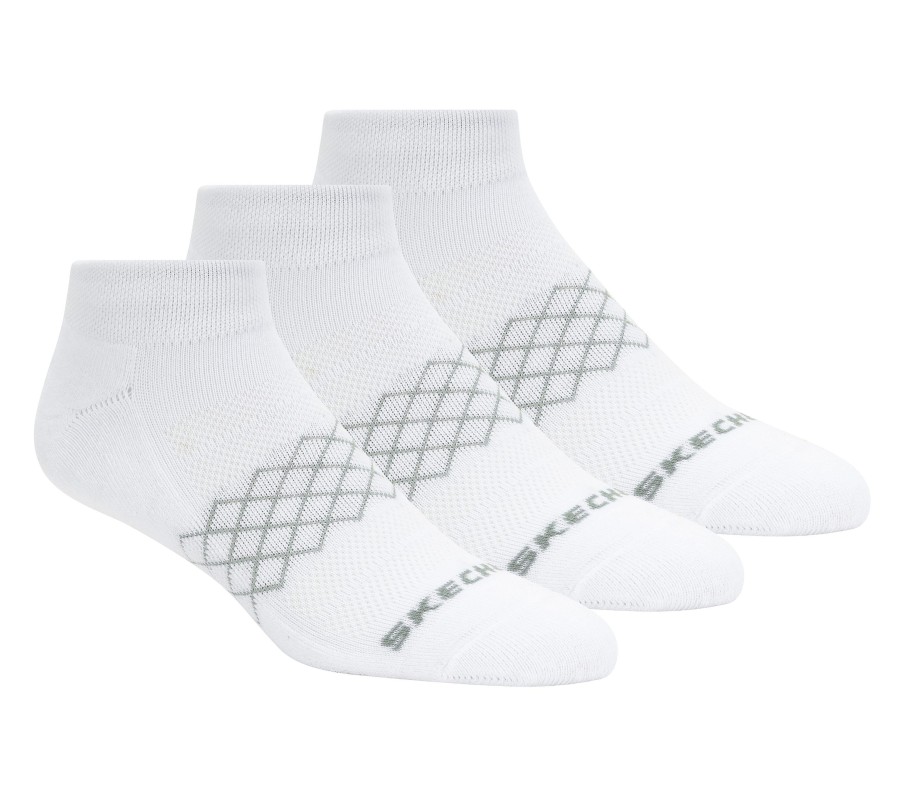 Vetements Et Accessoires SKECHERS Accessoires | 3 Pack Diamond Quarter Socks