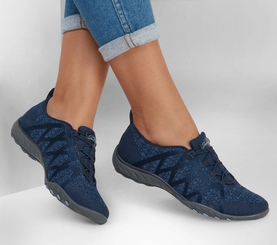 Femme SKECHERS Chaussures A Enfiler | Relaxed Fit: Breathe-Easy - Infi-Knity