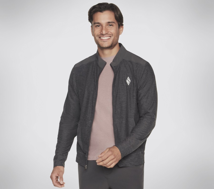 Homme SKECHERS Hauts | The Hoodless Hoodie Skech-Knits Ultra Go Lite