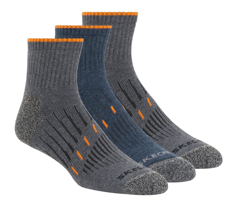 Vetements Et Accessoires SKECHERS Accessoires | 3 Pack Work Quarter Socks