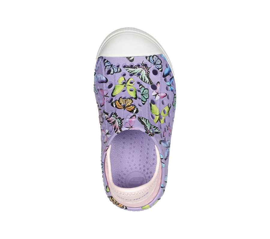 Enfant SKECHERS Chaussures A Enfiler | Foamies: Guzman Steps - Butterfly