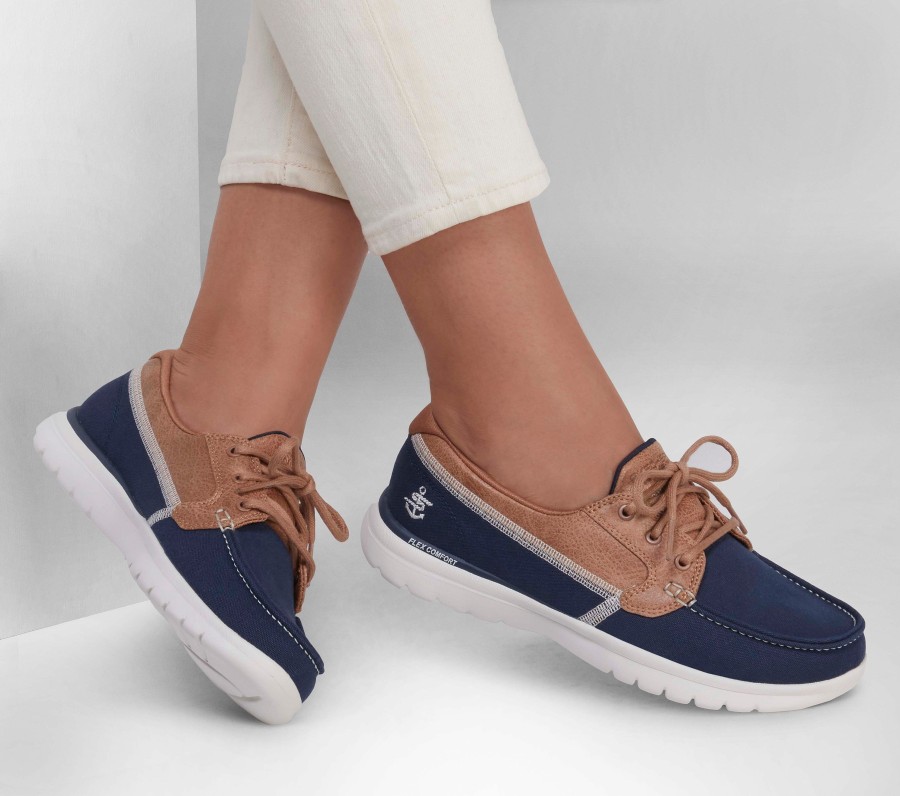 Femme SKECHERS Chaussures A Lacets | Skechers On-The-Go Flex - Embark