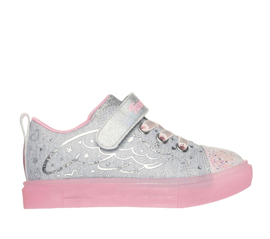 Enfant SKECHERS Chaussures A Enfiler | Twinkle Toes: Twinkle Sparks Ice - Heather Magic