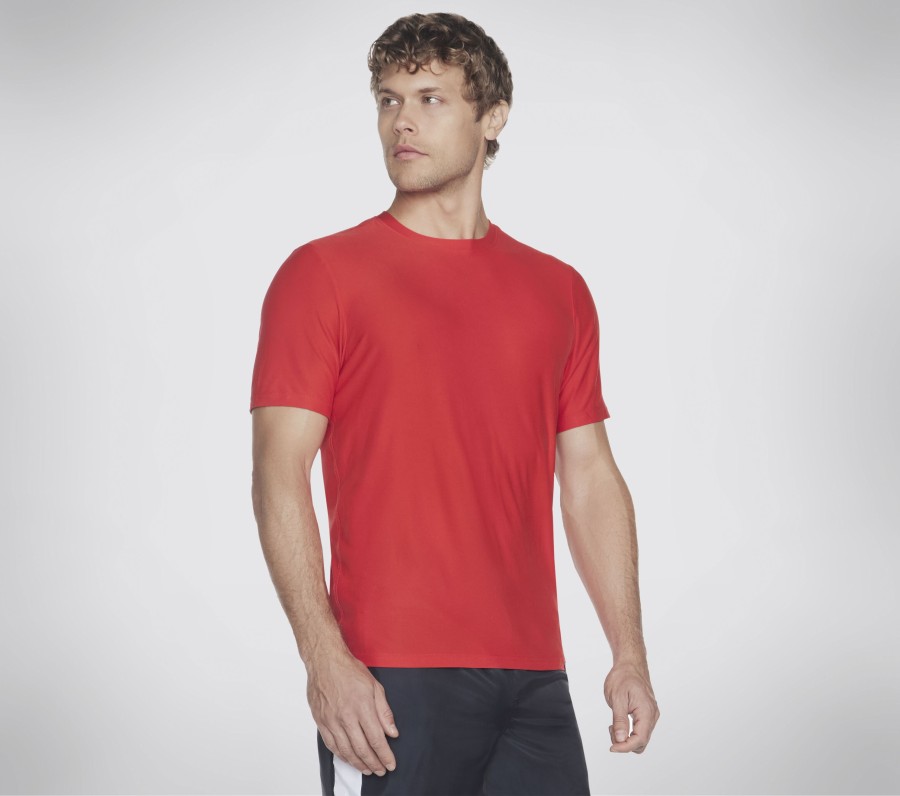 Homme SKECHERS Hauts | Go Dri All Day Solid Tee