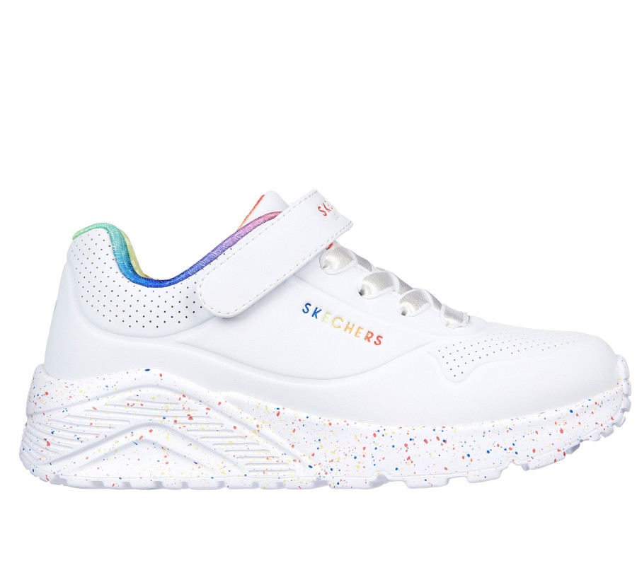 Enfant SKECHERS Chaussures Decontractees | Uno Lite - Rainbow Specks