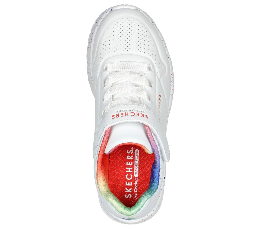 Enfant SKECHERS Chaussures Decontractees | Uno Lite - Rainbow Specks