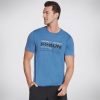 Homme SKECHERS Hauts | Skechers Apparel Don'T Stop Go Run Tee