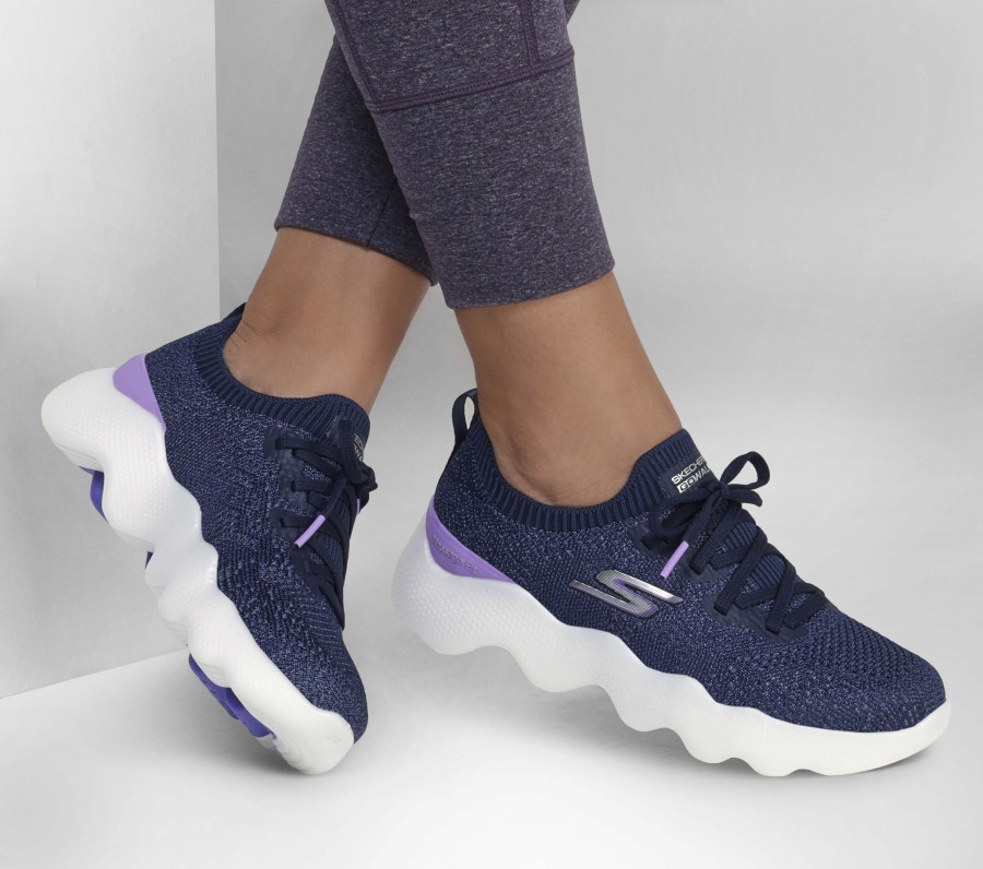 Femme SKECHERS Baskets | Skechers Go Walk Massage Fit - Upsurge