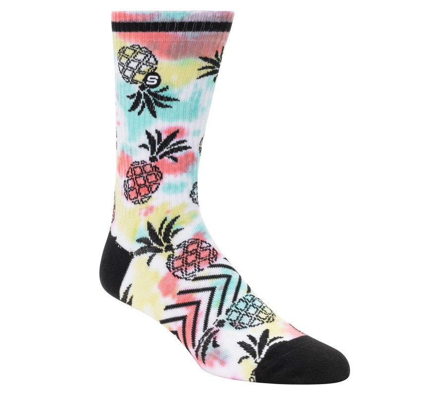 Vetements Et Accessoires SKECHERS Accessoires | Pine Tie-Dye Crew Socks - 1 Pair